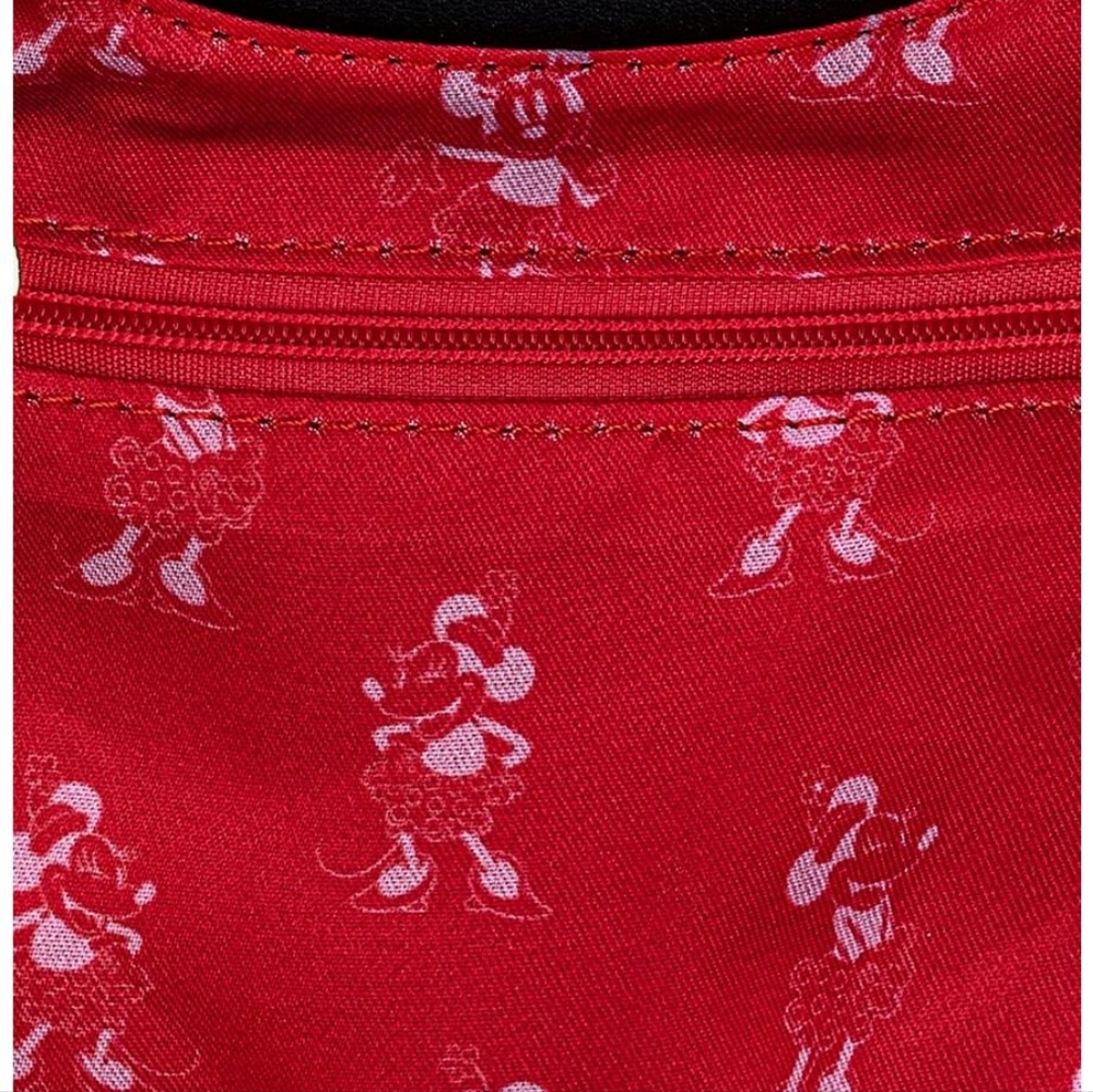 Loungefly Disney Minnie Mouse Bow Crossbody Bag - Picture 5 of 9